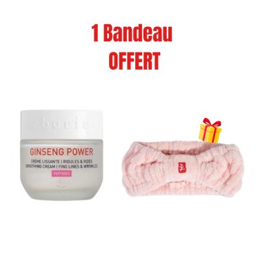 ERBORIAN OFFRE GINSENG POWER CREME LISSANTE 50 ML + BANDEAU OFFERT