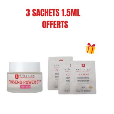 ERBORIAN OFFRE GINSENG POWER CONTOUR YEUX 15 ML + BANDEAU OFFERT