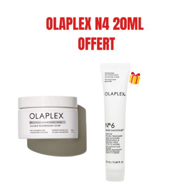 OLAPLEX OFFRE MASQUE NOURRISSANT LEGER 200 ML + OLAPLEX N4 20ML OFFERT