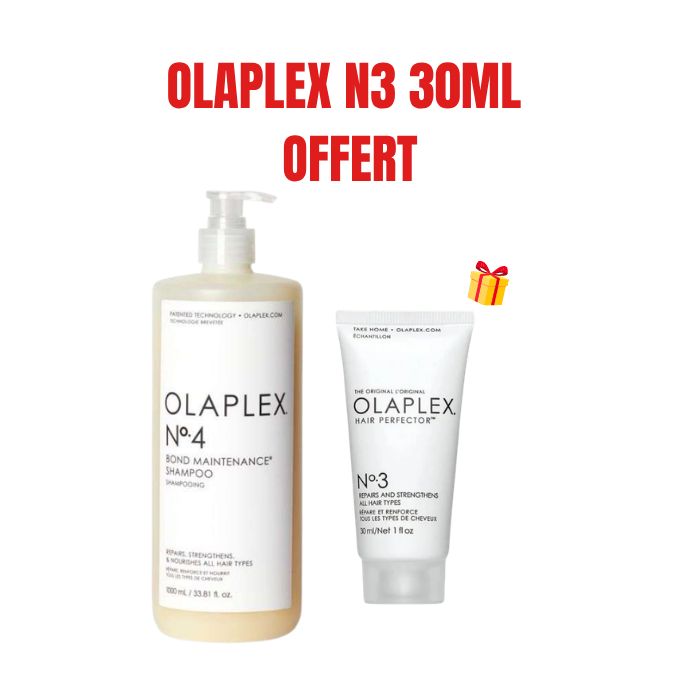 OLAPLEX OFFRE N4 BOND MAINTENANCE SHAMPOO 1000ML + OLAPLEX N3 30ML OFFERT