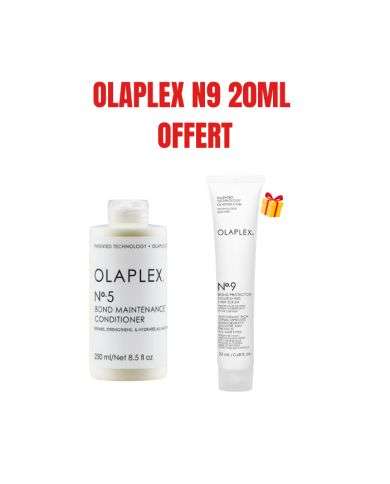OLAPLEX OFFRE BOND MAINTENANCE N 5 APRES SHAMPOOING 250 ML + OLAPLEX N9 20ML OFFERT