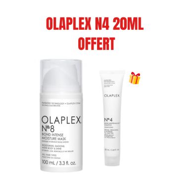 OLAPLEX OFFRE BOND INTENSE N 8 MASQUE HYDRATANT 100 ML + OLAPLEX N4 20ML OFFERT