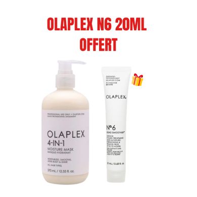 OLAPLEX OFFRE 4 IN 1 MOISTURE MASK 370 ML +OLAPLEX N6 20ML OFFERT