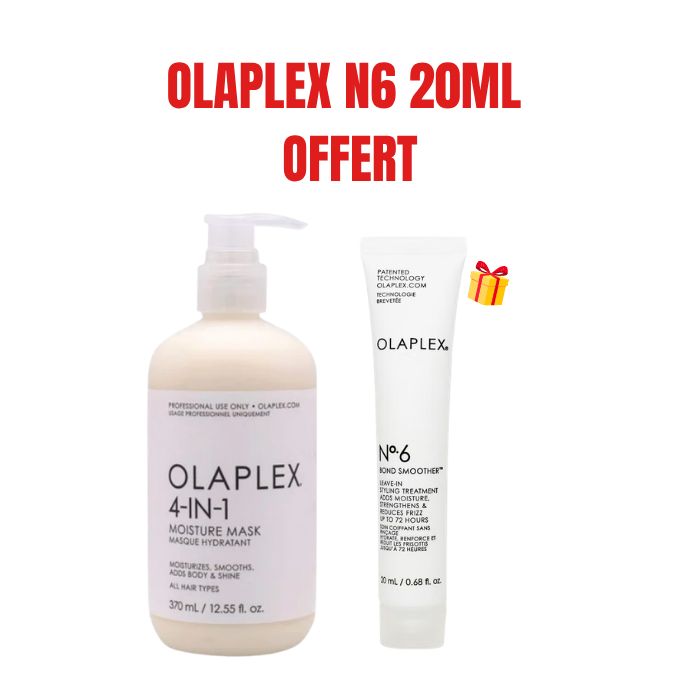 OLAPLEX OFFRE 4 IN 1 MOISTURE MASK 370 ML +OLAPLEX N6 20ML OFFERT
