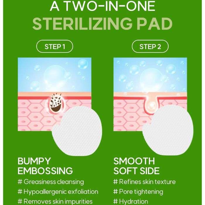 FRUDIA GREEN GRAPE PORE PEELING PAD 70 UNITES