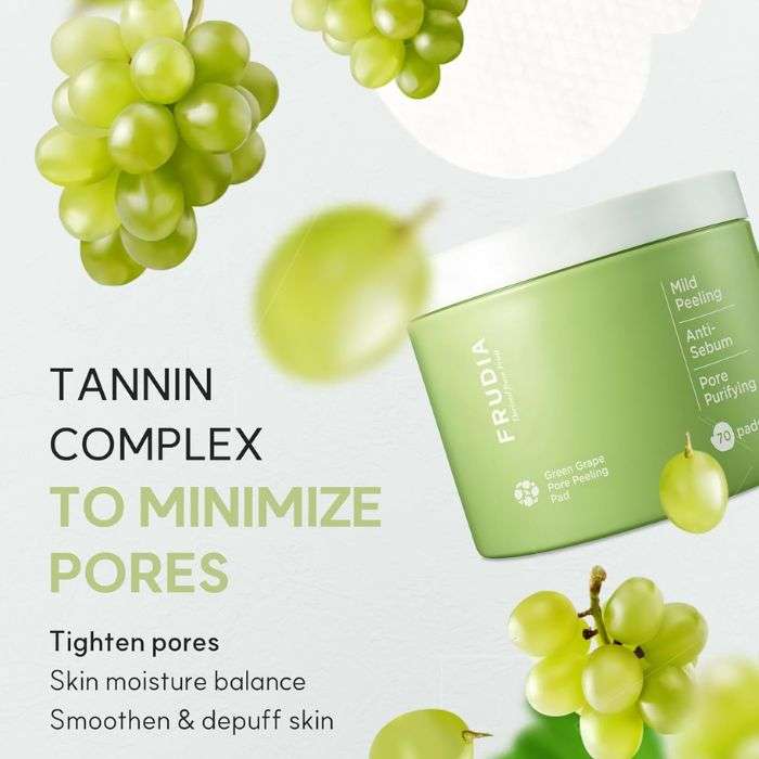 FRUDIA GREEN GRAPE PORE PEELING PAD 70 UNITES