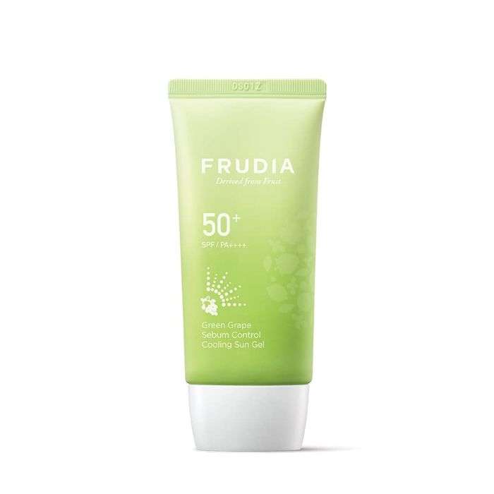 FRUDIA GREEN GRAPE SEBUM CONTROL COOLING SUN GEL SPF 50 PA++++ 50 ML