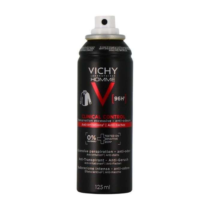 VICHY HOMME CLINICAL CONTROL 96H DEODORANT SPRAY 125 ML