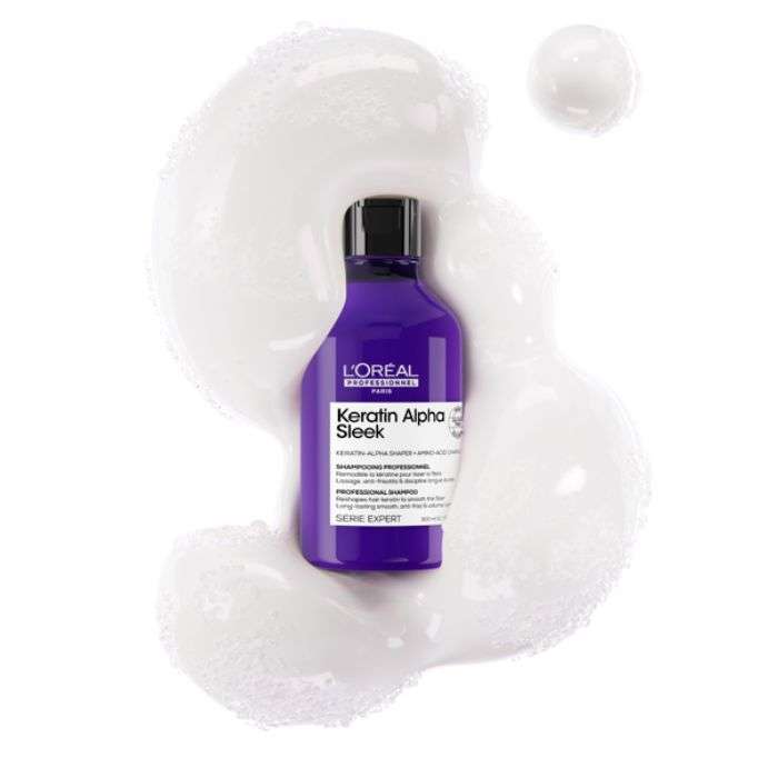 L'OREAL PROFESSIONNEL KERATIN ALPHA SLEEK SHAMPOOING 300ML
