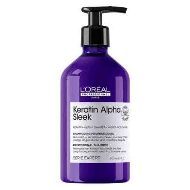 L'OREAL PROFESSIONNEL SHAMPOOING KERATIN ALPHA SLEEK 500 ML