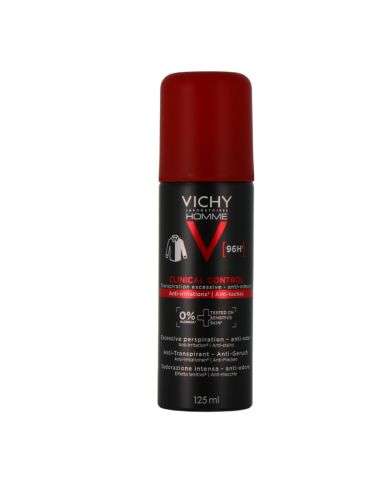 VICHY HOMME CLINICAL CONTROL 96H DEODORANT SPRAY 125 ML