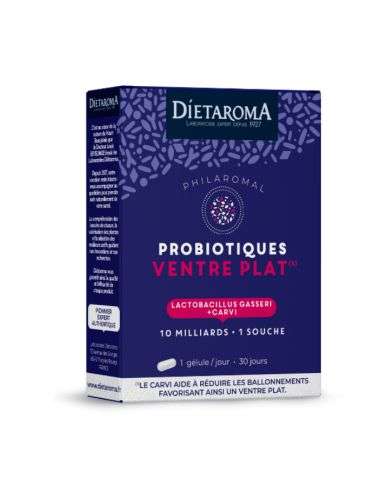 DIETAROMA PROBIOTIQUES VENTRE PLAT 30 GELULES