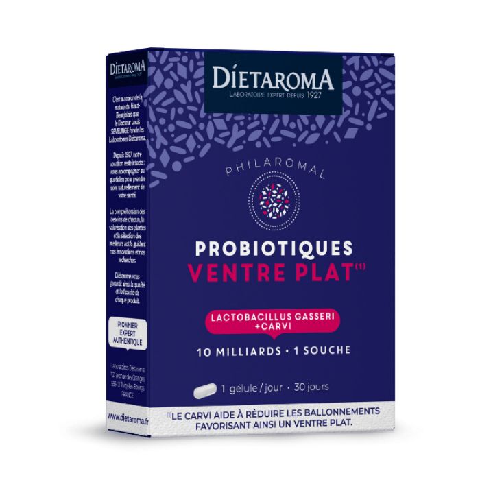 DIETAROMA PROBIOTIQUES VENTRE PLAT 30 GELULES