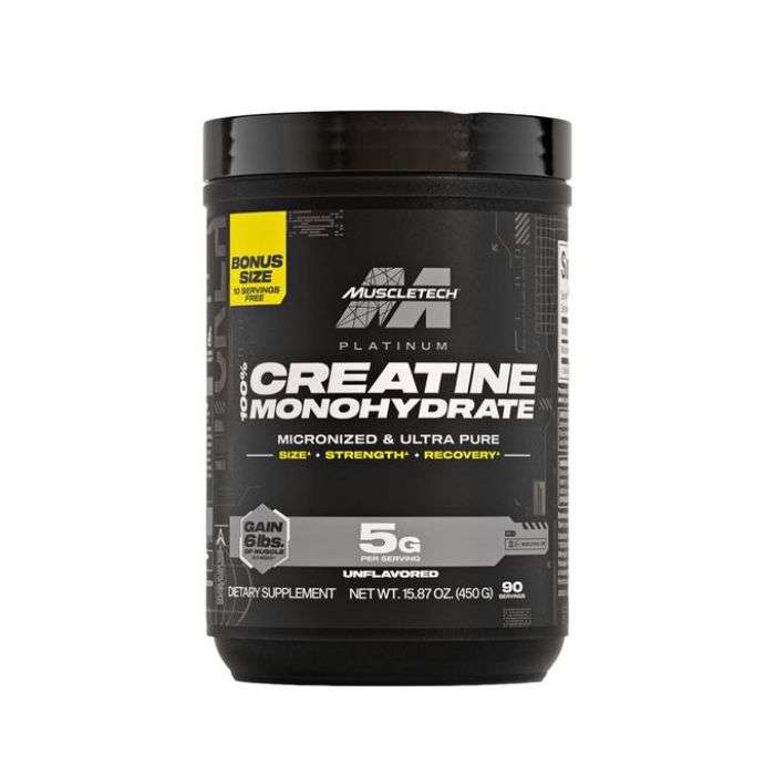 MUSCLETECH PLATINUM CREATINE 450 G SANS SAVEUR