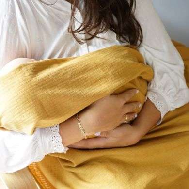 BAMBIDOU MAXI LANGE 100X100 CM OCRE
