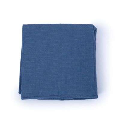 BAMBIDOU MAXI LANGE 100X100 CM GAZE BLEU RAYE