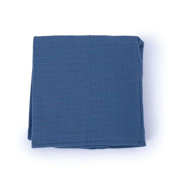 BAMBIDOU MAXI LANGE 100X100 CM GAZE BLEU RAYE