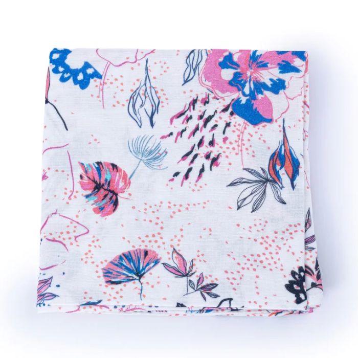 BAMBIDOU MAXI LANGE 100X100 CM HIBISCUS