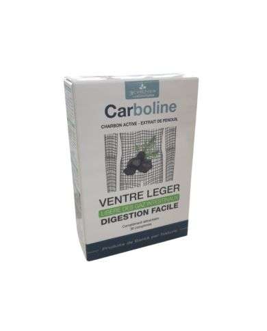 3CHENES CARBOLINE VENTRE LEGERE DIGESTION FACILE 30 COMPRIMES