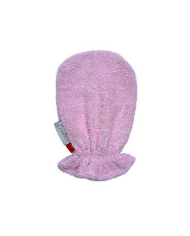 BAMBIDOU GANT DE BAIN ENFANT ROSE