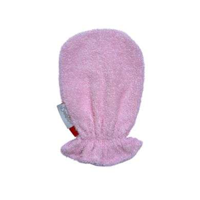 BAMBIDOU GANT DE BAIN ENFANT ROSE