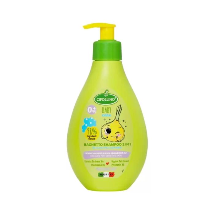 CIPOLLINO BABY 2 EN 1 GEL NETTOYANT ET SHAMPOOING 250ML