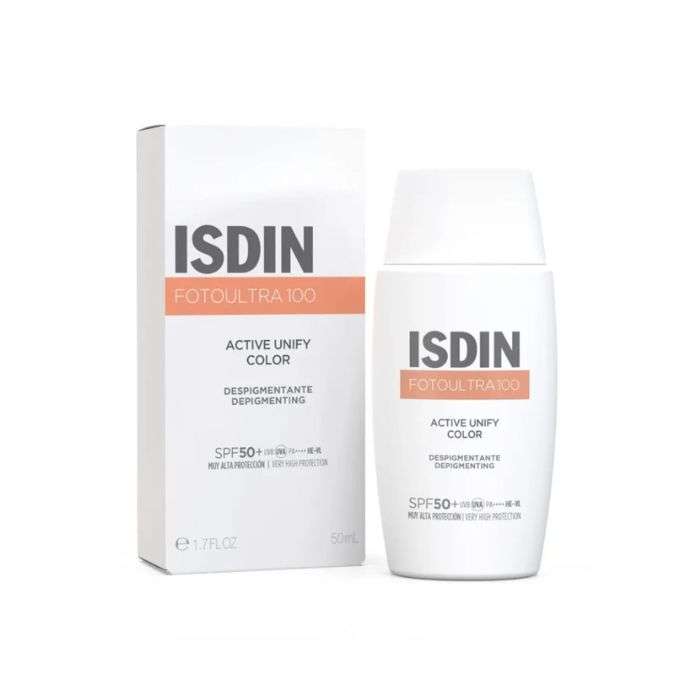 ISDIN OFFRE FOTOULTRA 100 ISDIN ACTIVE UNIFY COLOR FUSION FLUID SPF50+ 50 ML + TROUSSE OFFERTE