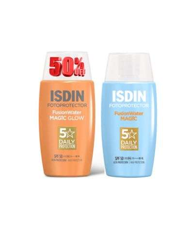 ISDIN FOTOPROTECTOR DUO FUSION WATER MAGIC+MAGIC GLOW