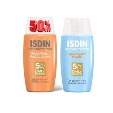 ISDIN FOTOPROTECTOR DUO FUSION WATER MAGIC+MAGIC GLOW