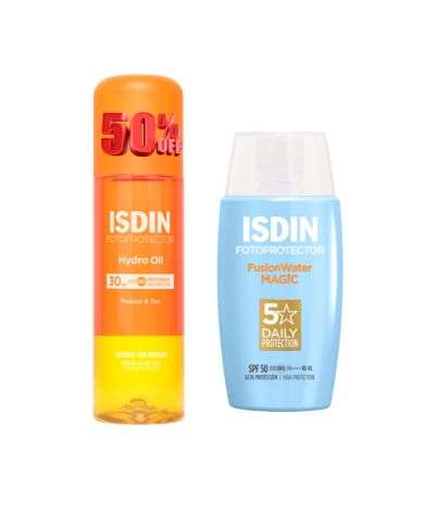 ISDIN FOTOPROTECTOR DUO FUSION WATER MAGIC 50 ML +HYDRO OIL 200ML
