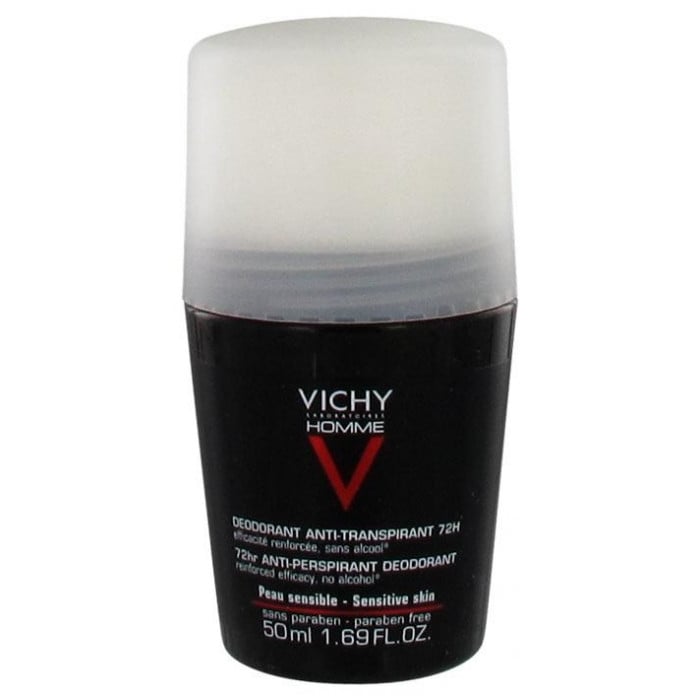 Vichy Homme Déodorant Anti-Transpirant 72H Roll On 50 ml