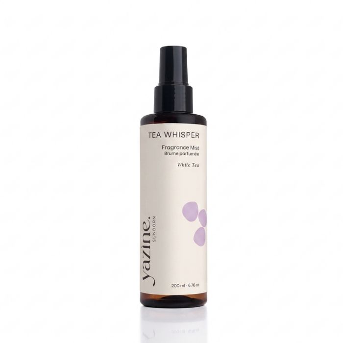 YAZINE SUNBORN TEA WHISPER FRAGRANCE MIST BRUME PARFUMEE WHITE TEA 200ML