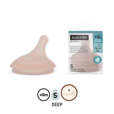 SUAVINEX ZERO ZERO LOT DE TETINES S DEEP L3