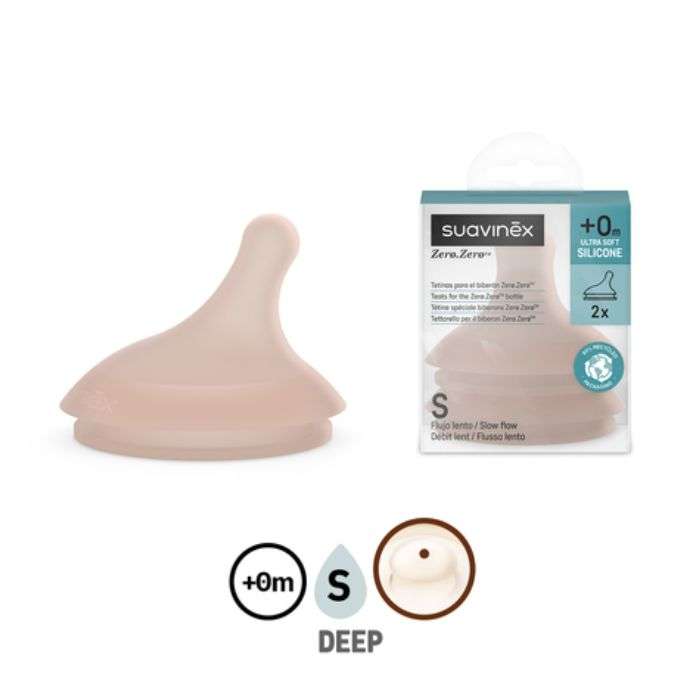 SUAVINEX ZERO ZERO LOT DE TETINES S DEEP L3