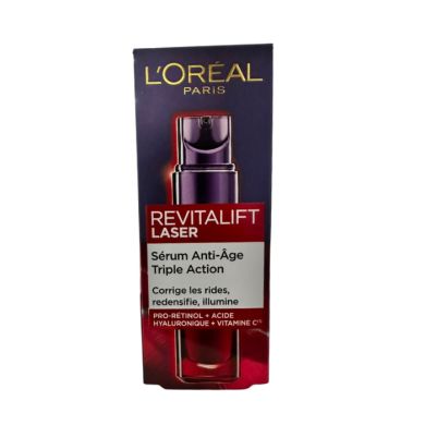 L'OREAL REVITALIFT LASER SERUM ANTI AGE TRIPLE ACTION 30 ML