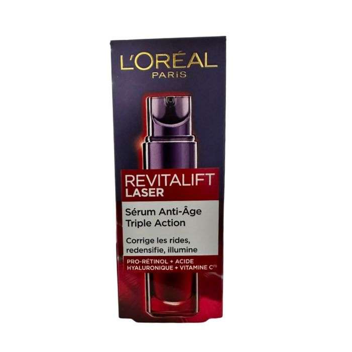 L'OREAL REVITALIFT LASER SERUM ANTI AGE TRIPLE ACTION 30 ML