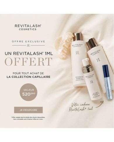 REVITALASH OFFRE EXCLUSIVE WEB ROUTINE CAPILLAIRE + REVITALASH 1ML OFFERT