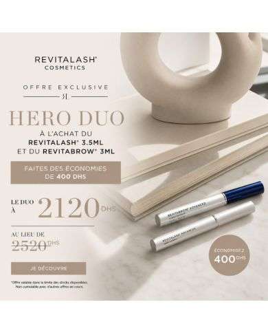 REVITALASH OFFRE EXCLUSIVE WEB HERO DUO REVITALASH 3.5ML + REVITABROW 3ML