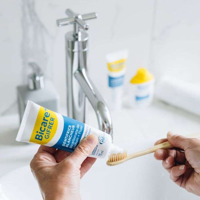 BICARE+ GIFRER DENTIFRICE BLANCHEUR BICARBINATE DE SODIUM 75 ML