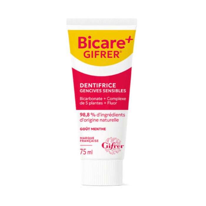 BICARE+ GIFRER DENTIFRICE GENCIVES SENSIBLES 75 ML