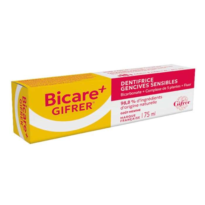 BICARE+ GIFRER DENTIFRICE GENCIVES SENSIBLES 75 ML