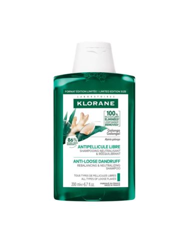 KLORANE SHAMPOOING ANTIPELLICULE LIBRE NEUTRALISANT ET REEQUILIBRANT 200ML