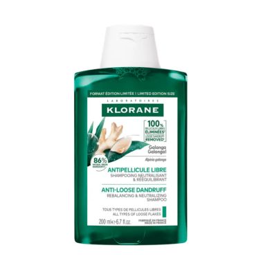 KLORANE SHAMPOOING ANTIPELLICULE LIBRE NEUTRALISANT ET REEQUILIBRANT 200ML