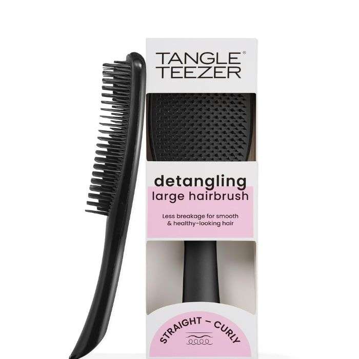 TANGLE TEEZER GRANDE BROSSE DEMELANTE CHEVEUX LISSE A BOUCLES