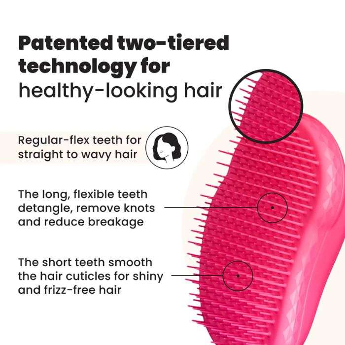 TANGLE TEEZER DETANGLING HAIRBRUSH STRAIGHT CURLY