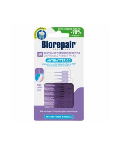 BIOREPAIR BROSSETTE INTERDENTAIRE JETABLES 40 PIECES TAILLE L