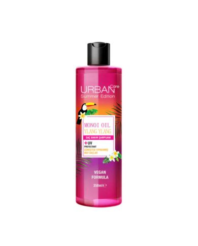 URBAN CARE SUMMER EDITION MONOI OIL YLANG YLANG SHAMPOOING UV PROTECTANT 350 ML