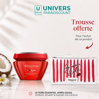 KERASTASE OFFRE SOLEIL MASQUE APRES SOLEIL 200 ML + TROUSSE OFFERT