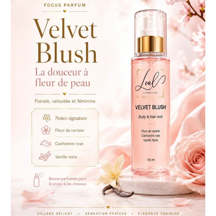 LEAL COSMETICS BRUME PARFUMEE VELVET BLUSH 100 ML