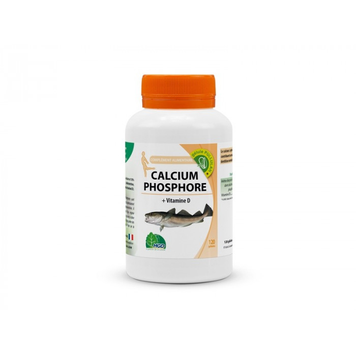 MGD Calcium Phosphore Vitamine D 520 mg - 120 gélules